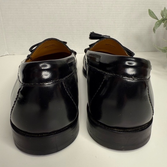 Cole Haan Pinch Tassel Classic Black Leather Dress Loafers Size 10D Preppy Lux main image 10